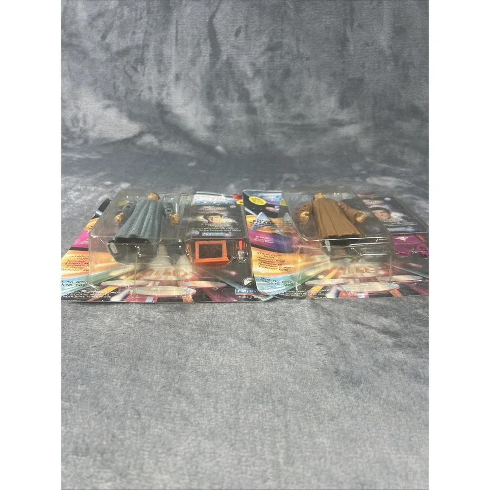 Vintage Star Trek DS9 Picard Data Sisko Deanna Lot Of 4 Action Figure Playmates